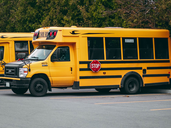 fancy school bus