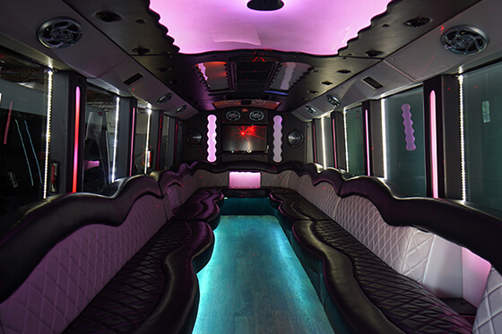 hardwood floor on bus