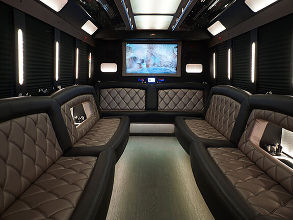 one of our atlanta party buses