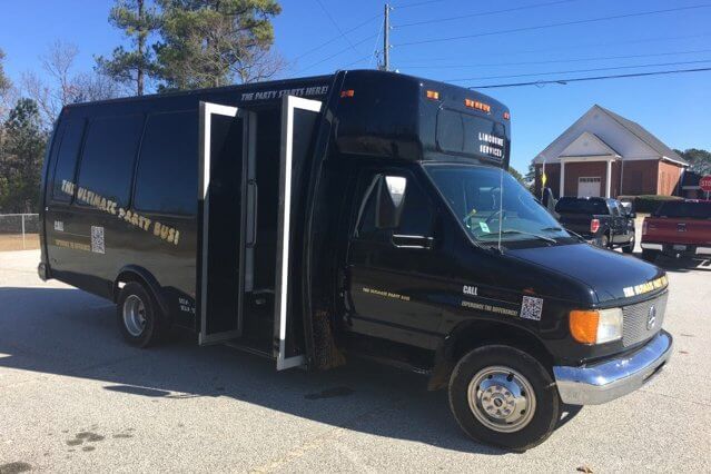 Norcross, GA, party bus interior